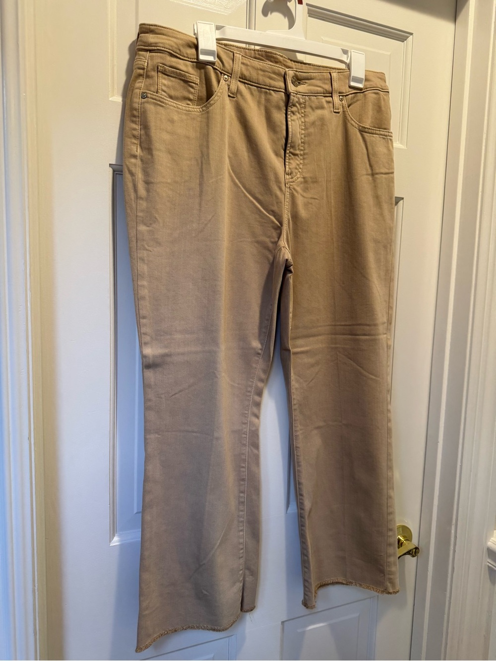 Chico's Women's Straight-Leg Chinos in Tan